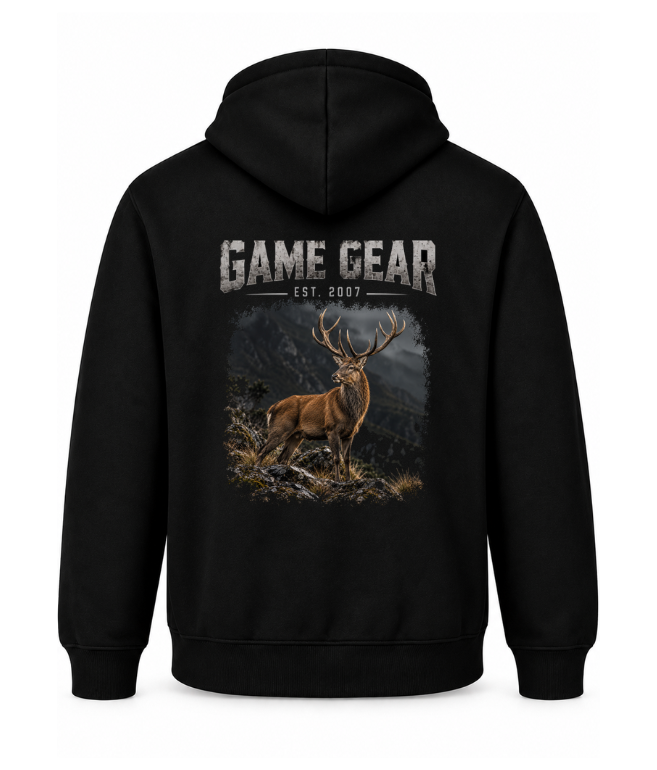 Red Stag Printed Hoodie