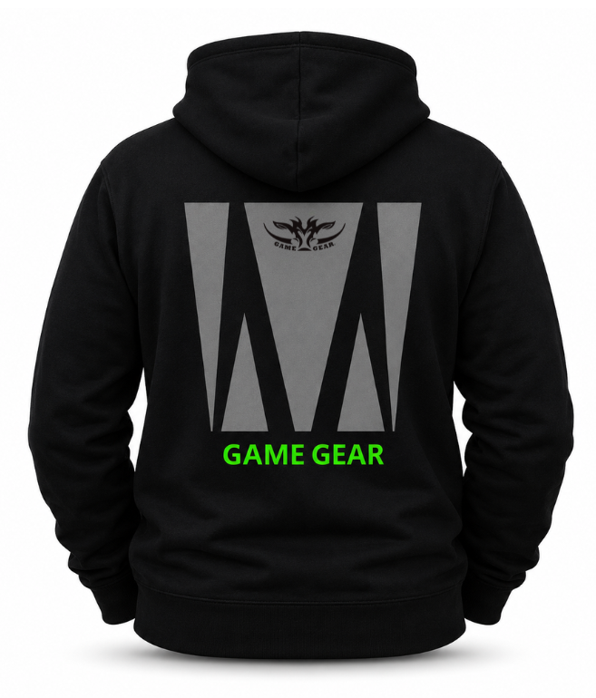 Big Green Boar Reflective Printed Hoodie