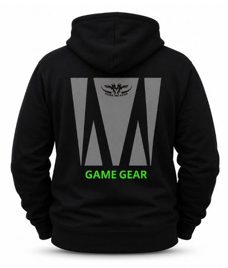 Big Green Boar Reflective Printed Hoodie