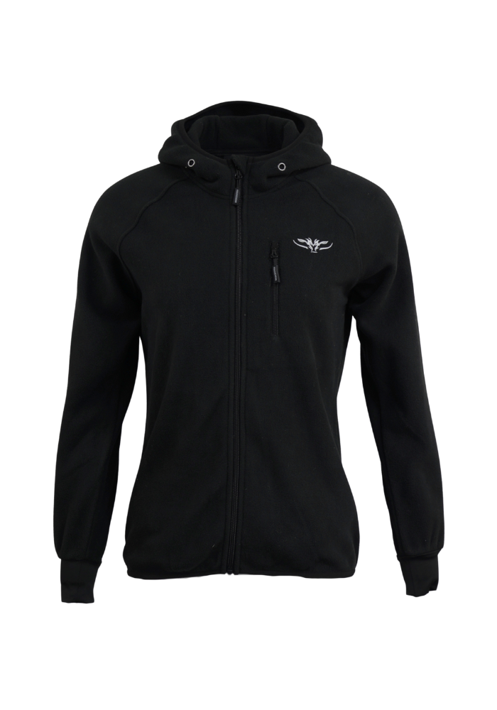 Ladies Spring Hoodie Black - Game Gear NZ