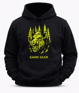 Big Yellow Boar Printed Hoodie