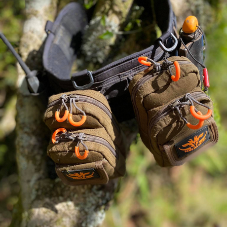 Game Gear belts and pouches in an outdoor setting