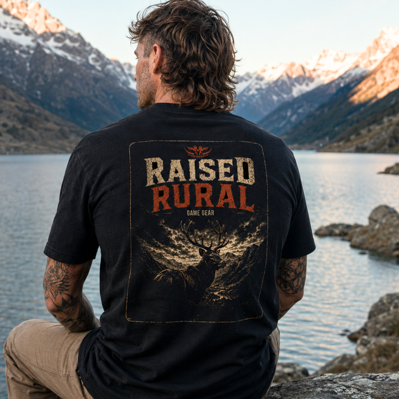 Game Gear Raised Rural printed tee