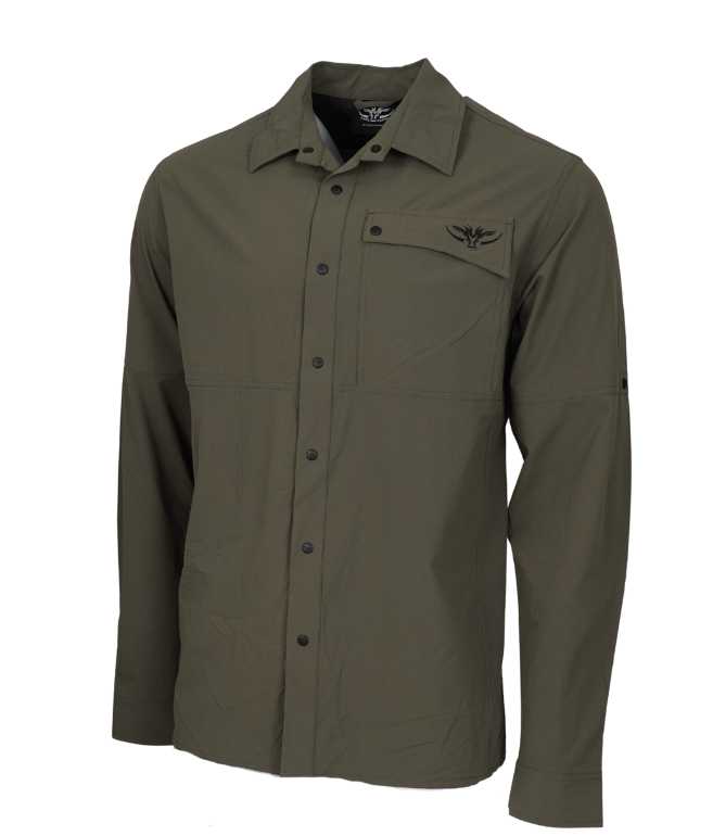 Breeze Dome Up Shirt NZ outdoor summer wear - front view by Game Gear NZ
