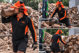 LIFESTYLE — Muffler Hat — firewood yard working scenes