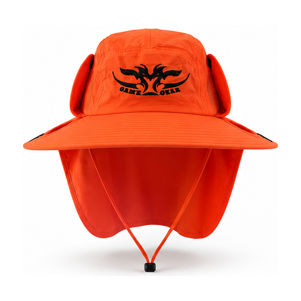 Muffler Hat Orange front view