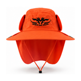 Muffler Hat Orange front view