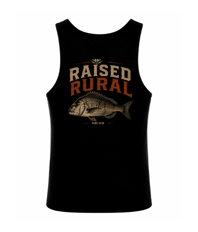 Raised Rural Snapper Printed Singlet