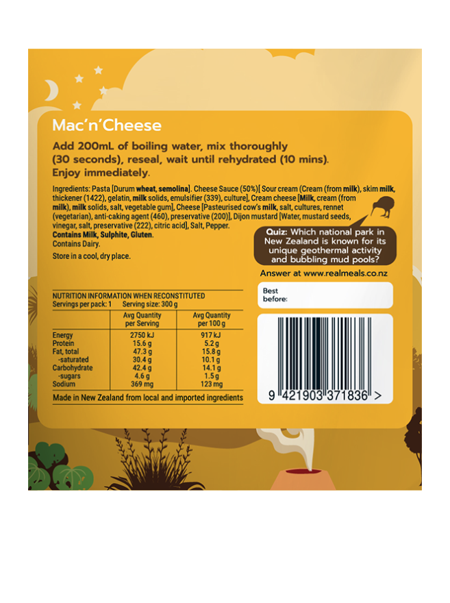 Mac n Cheese Game Gear NZ