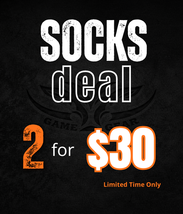Socks deal 2 for $30 - Game Gear NZ