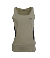 Ladies Dry Lite Singlet Bark