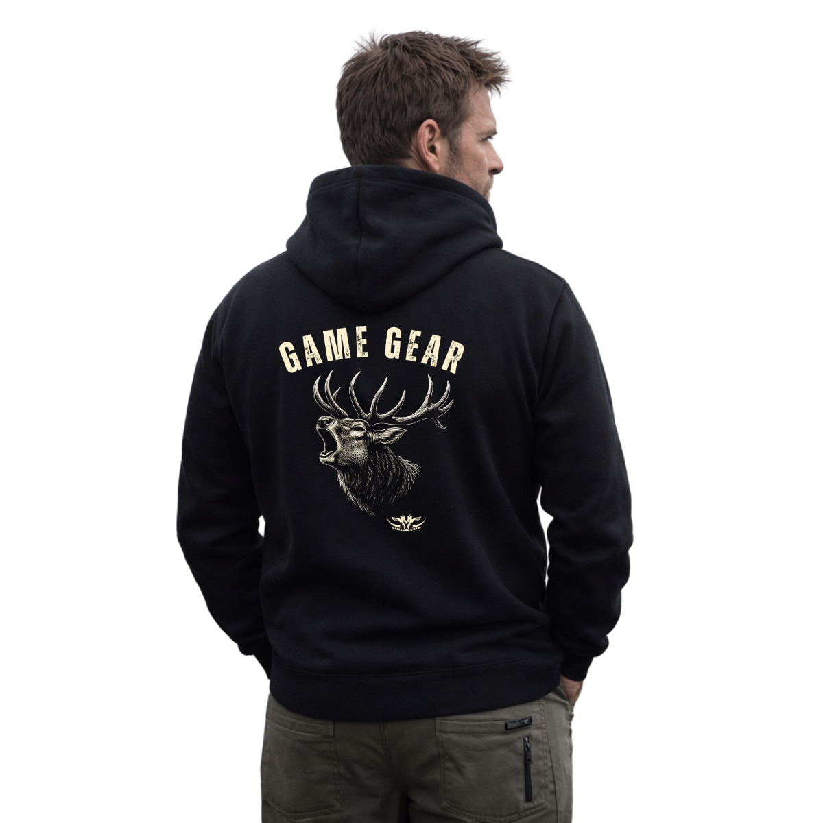 Roaring Stag Printed Hoodie