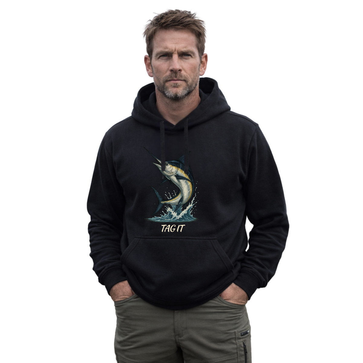 Tag It Printed Hoodie