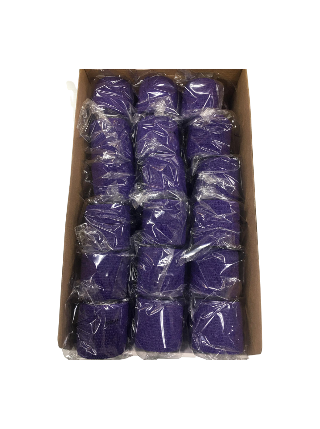 Cohesive Bandages Purple 2 inch