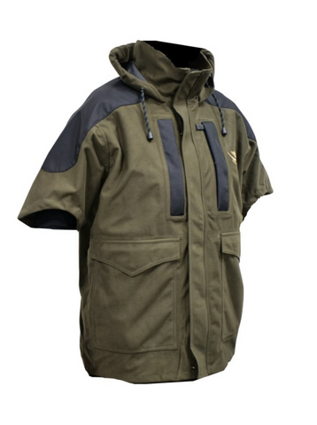 Kids Olive waterproof hunting and outdoors jacket