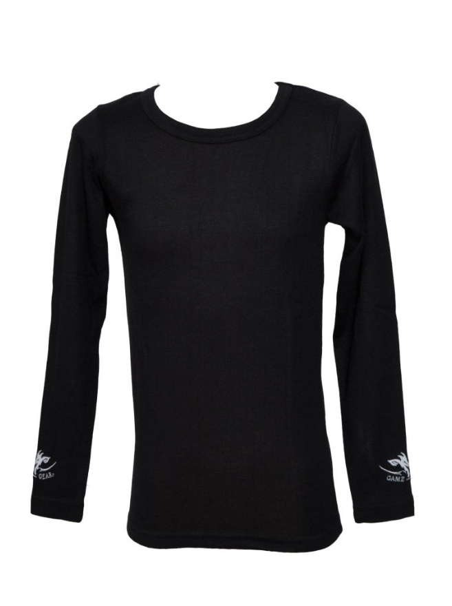 Black thermal best sale top