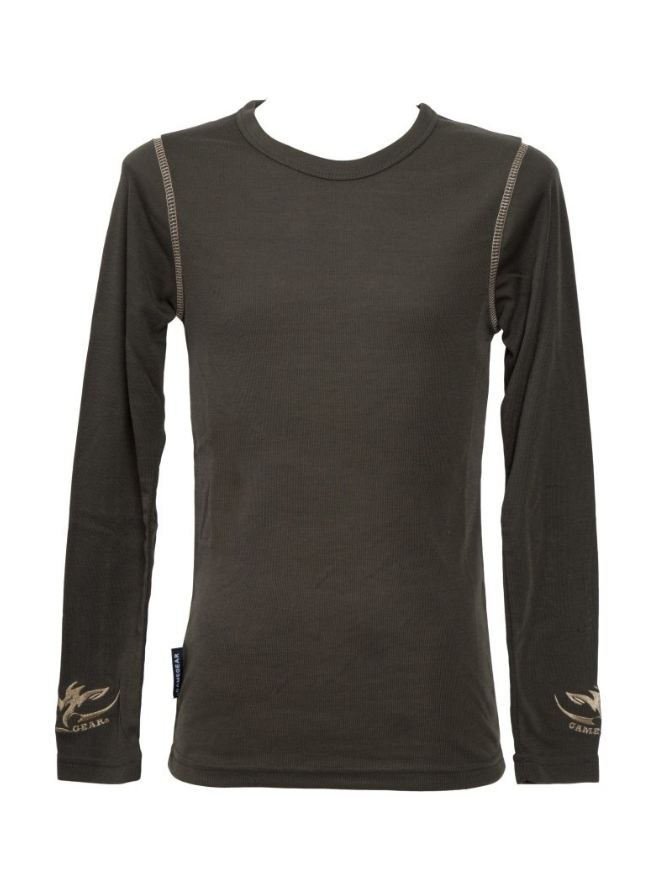Kids Thermal Top Olive Game Gear NZ
