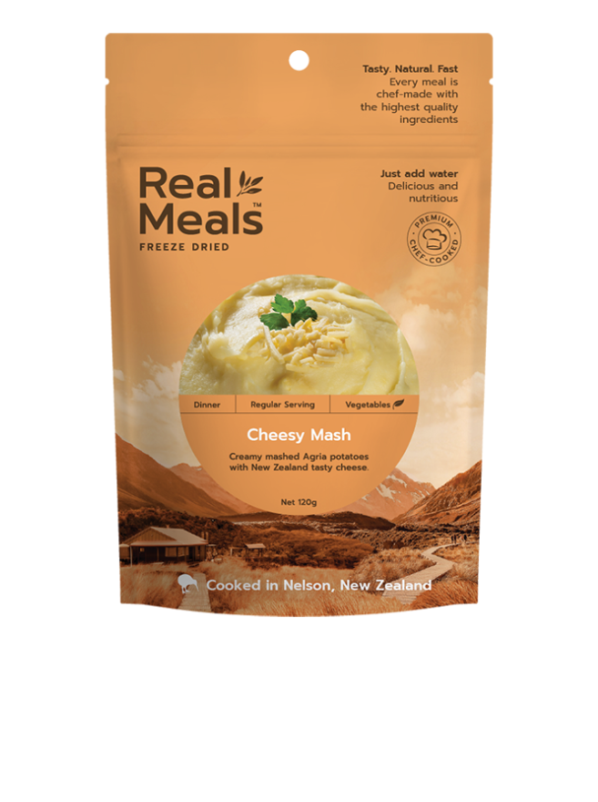 Real Meals Freeze Dried Meals Cheesy Mash