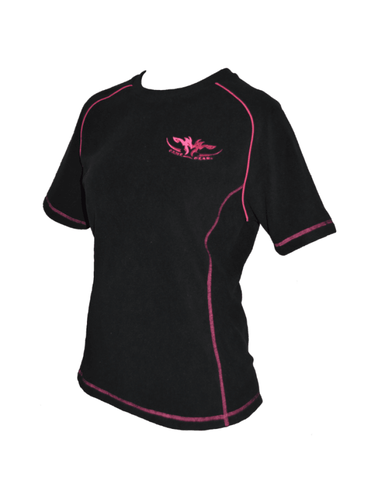 Ladies Pink Fleece Tee