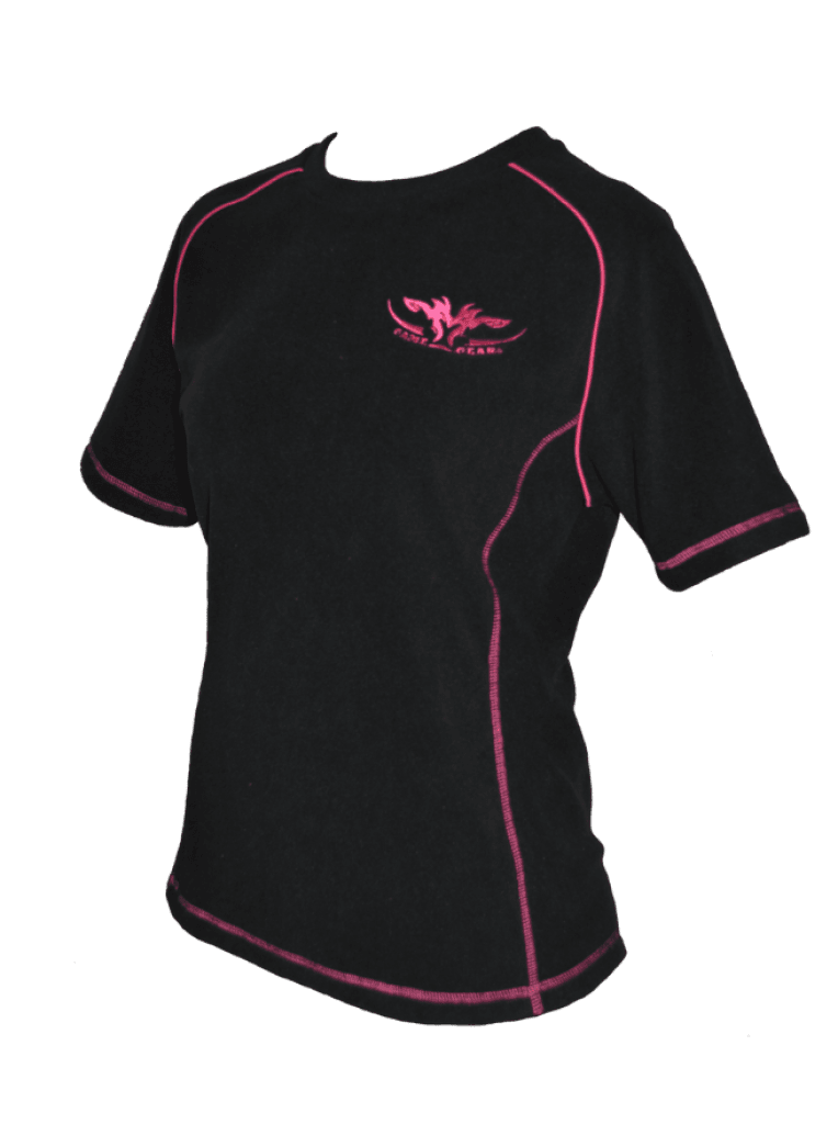 Ladies Pink Fleece Tee