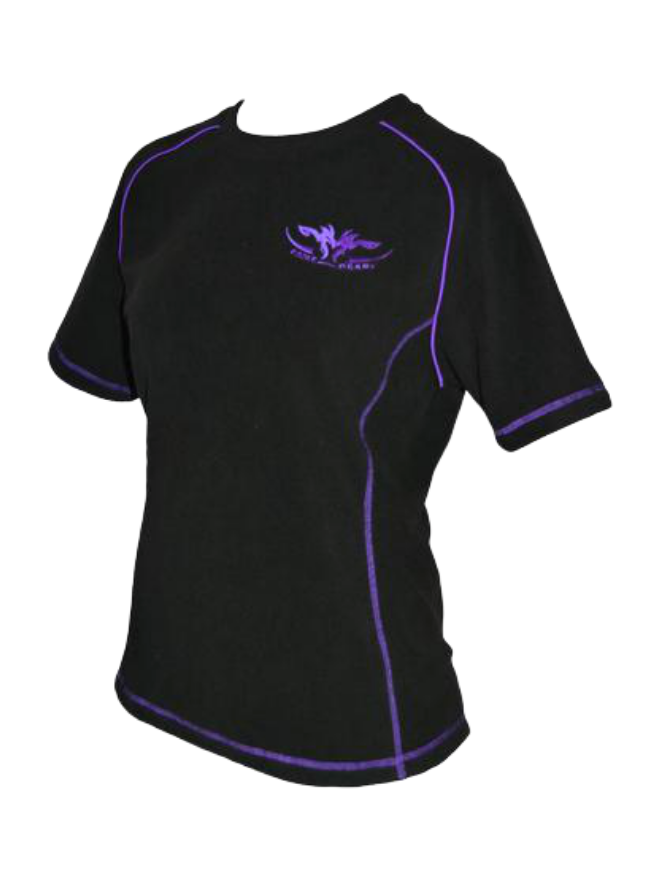 Game Gear ladies fleece tee purple