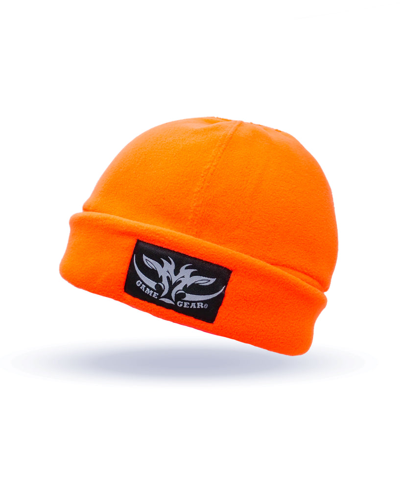 Orange Hi Viz Fleece Beanie