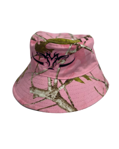 Pink camo discount bucket hat