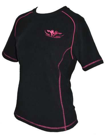 Ladies Pink Fleece Tee