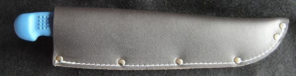 Full grain leather knife sheath, 28cm long with belt loop