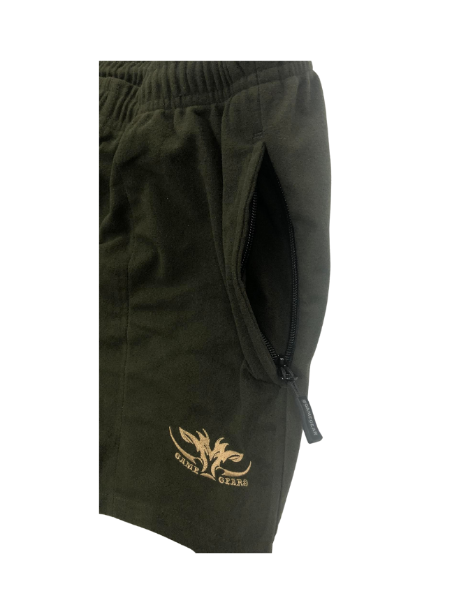 Olive Turf Shorts zip pocket