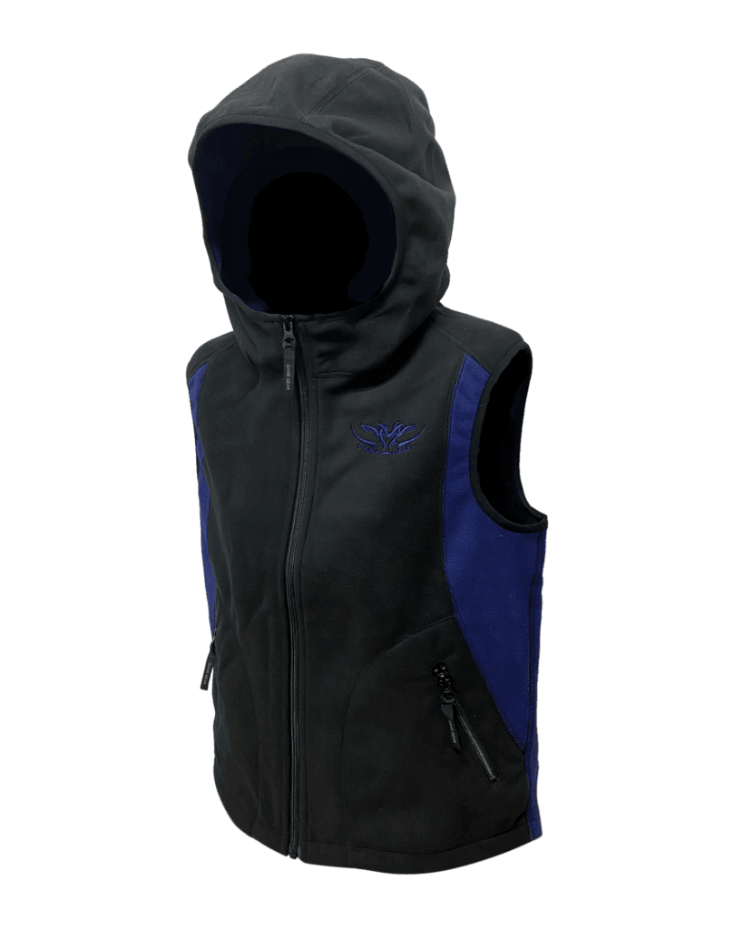 kids sherpa vest hard wearing and totally windproof