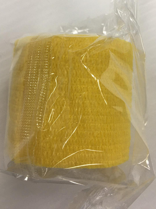 Cohesive Bandages yellow 2 inch