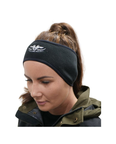 Black fleece headband/ear warmer
