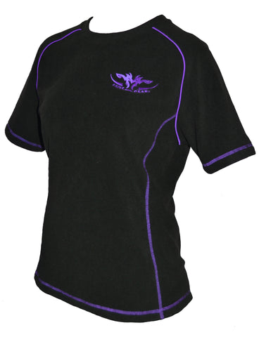 Game Gear ladies fleece tee purple